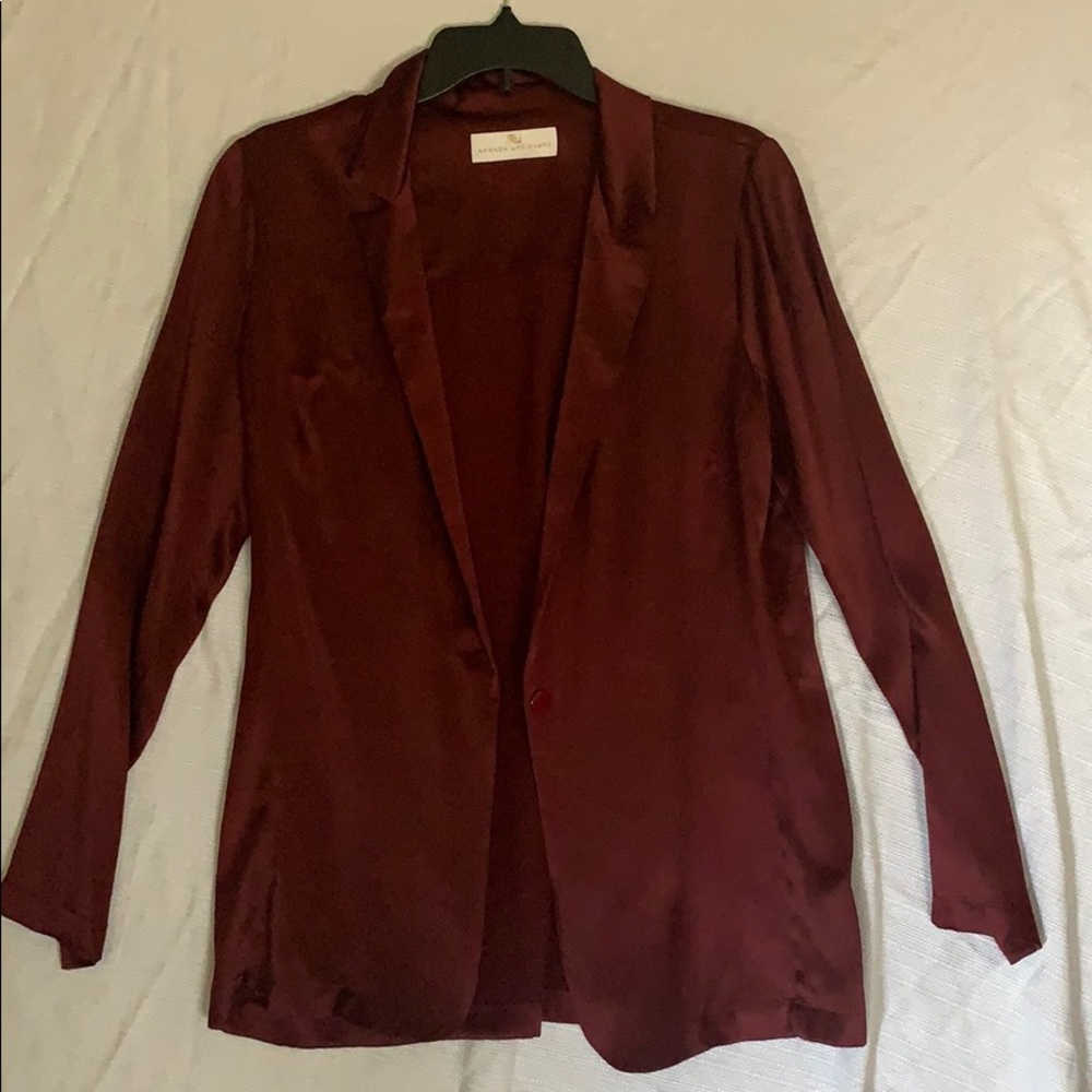 Silk blazer